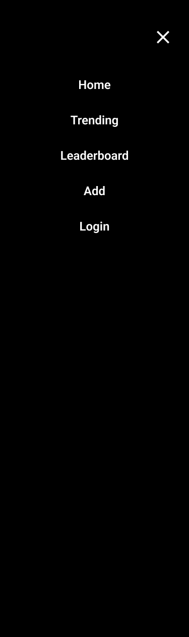 Mobile Navigation Menu